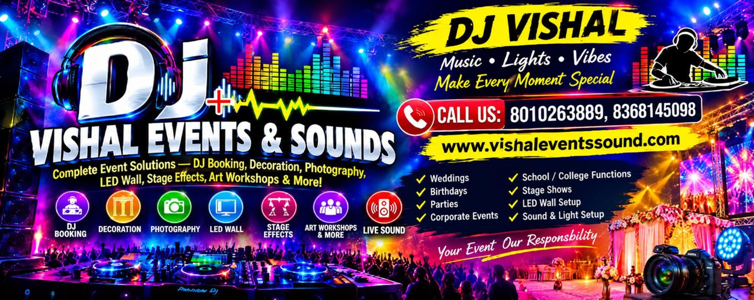 DJ Vishal performing at a wedding event in Delhi NCR